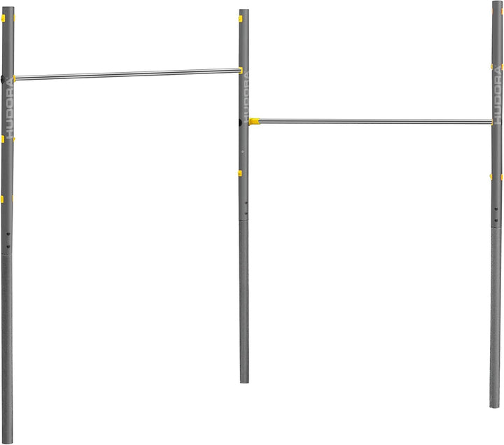 HUDORA Turnreck Fabian Standard/Pro - einfache/doppelte Turnstange für Kinder & Erwachsene - 4-fach