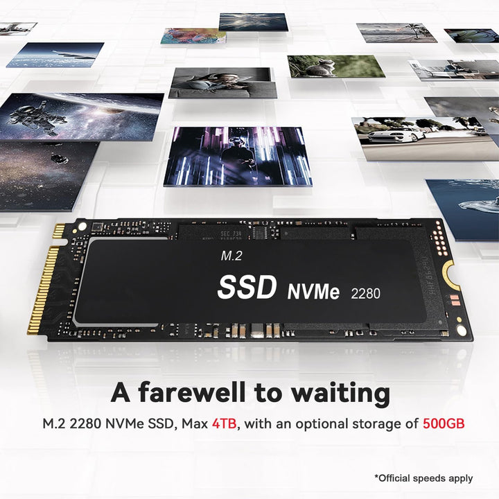 Beelink Mini-PC SER5 Mini-Computer mit AMD Ryzen 5 5500U (6C/12T, bis zu 4,0 GHz), AMD Radeon Grafik