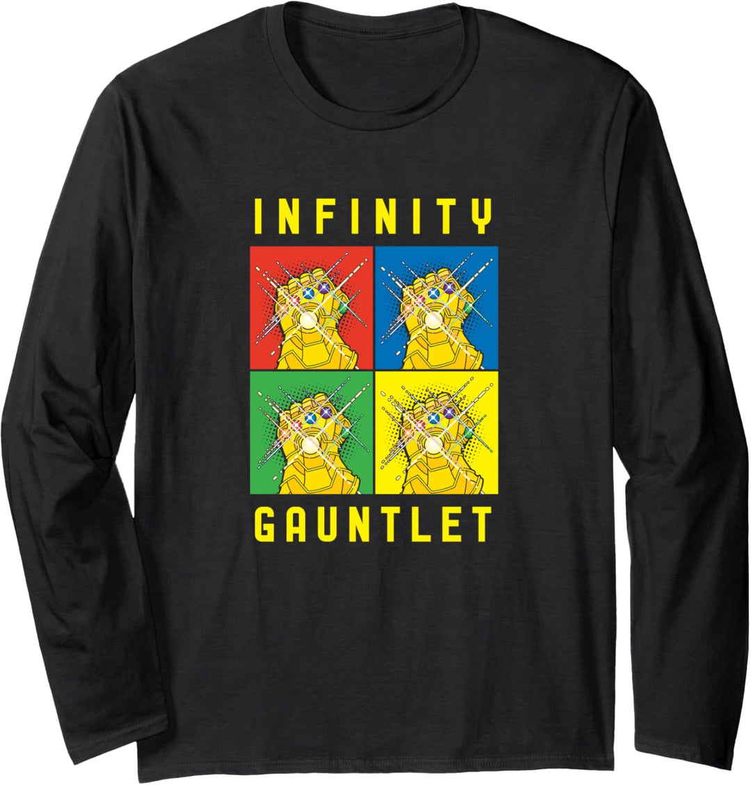 Marvel Avengers Infinity Gauntlet Pop Art Box Up Langarmshirt