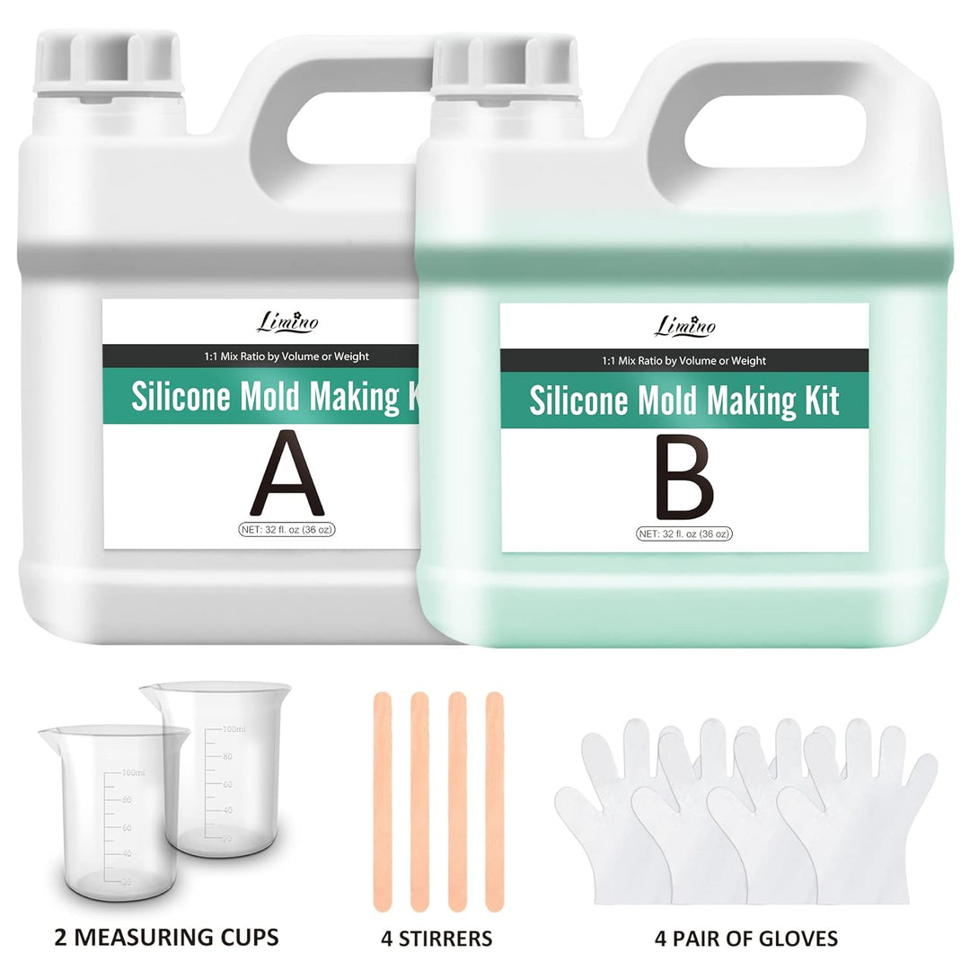 Flüssiges Silikon Kautschuk - 1.9L/2.2kg 15A Silikon Formen Herstellen Kit für Silikonformen Herstel