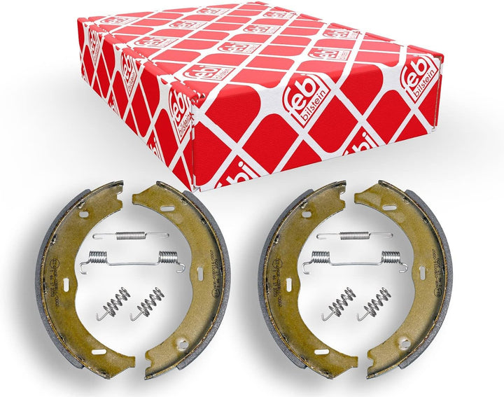 febi bilstein 38532 Bremsbackensatz für Feststellbremse, mit Anbaumaterial , 1 Stück