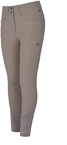 Kingsland Damen Reithose Silikon Vollbesatz KLKadi E-Tec schwarz 44 Beige, 44 Beige