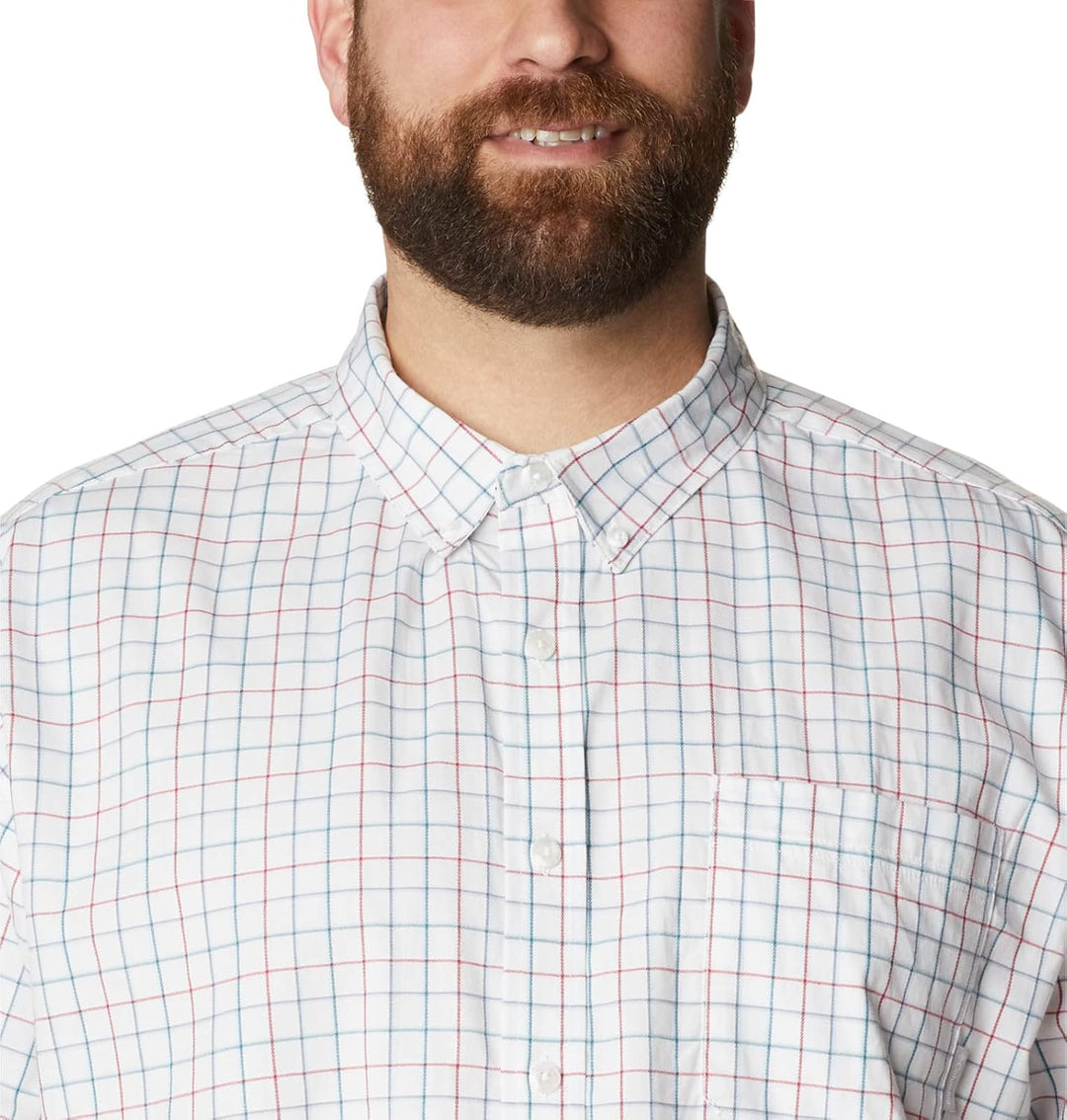 Columbia Herren Rapid Rivers Ii Short Sleeve Wander-Shirt 3X Weisses Gitter, 3X Weißes Gitter