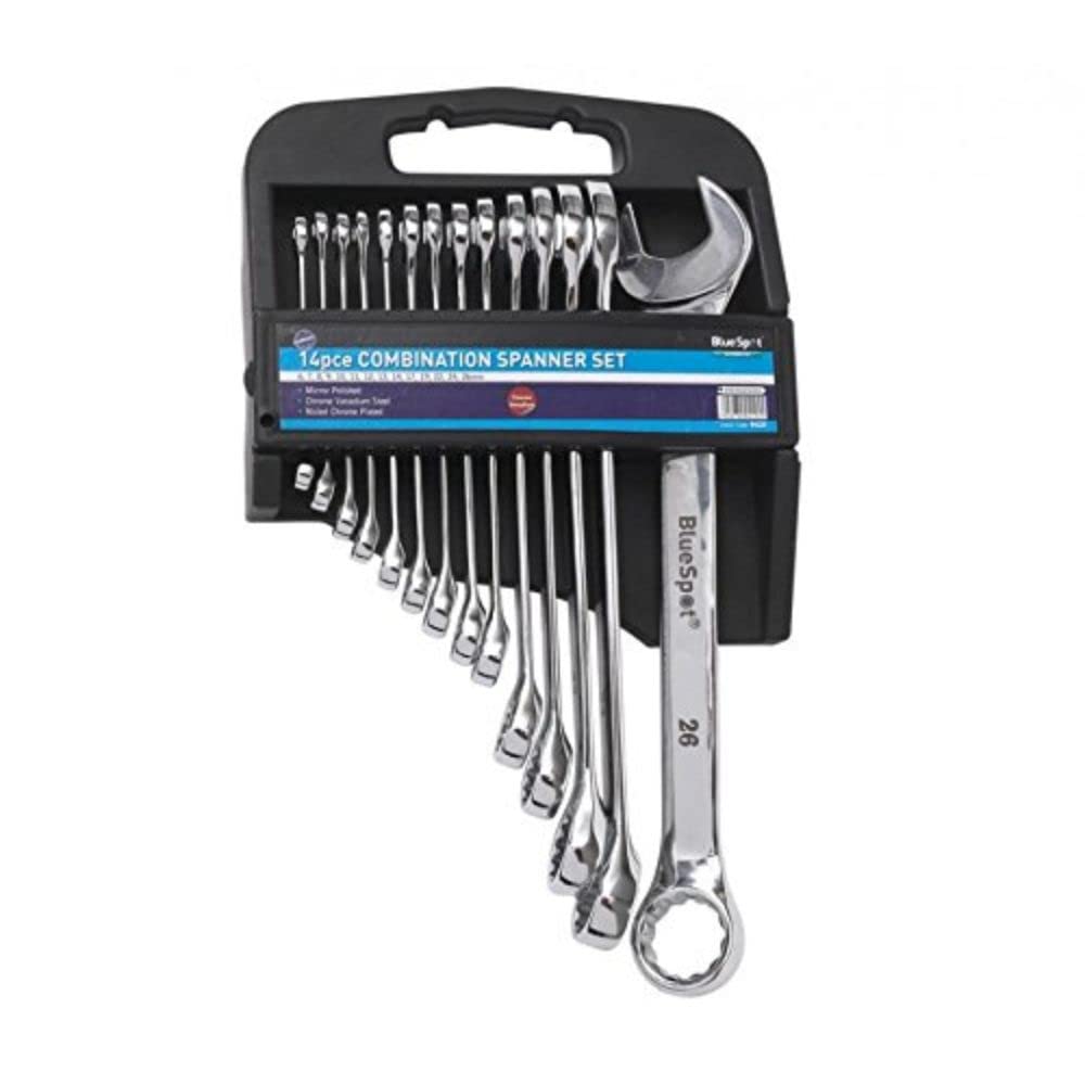 Bluespot Tools 4125 B/Spot Kamm Maulschlüssel Set (14 teilig) 14 pezzo, 14 pezzo