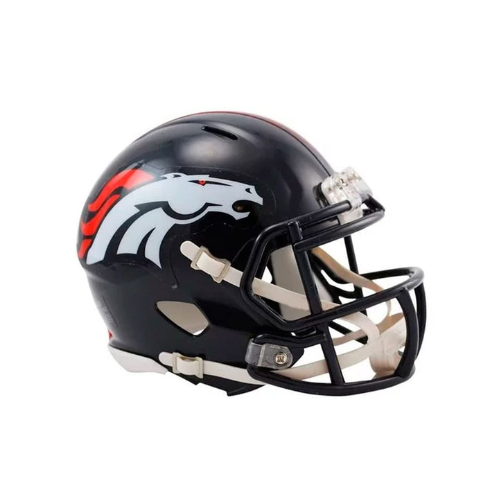 Riddell NFL Speed Mini-Helm Denver Broncos Einheitsgrösse Schwarz, Denver Broncos Einheitsgrösse Sch