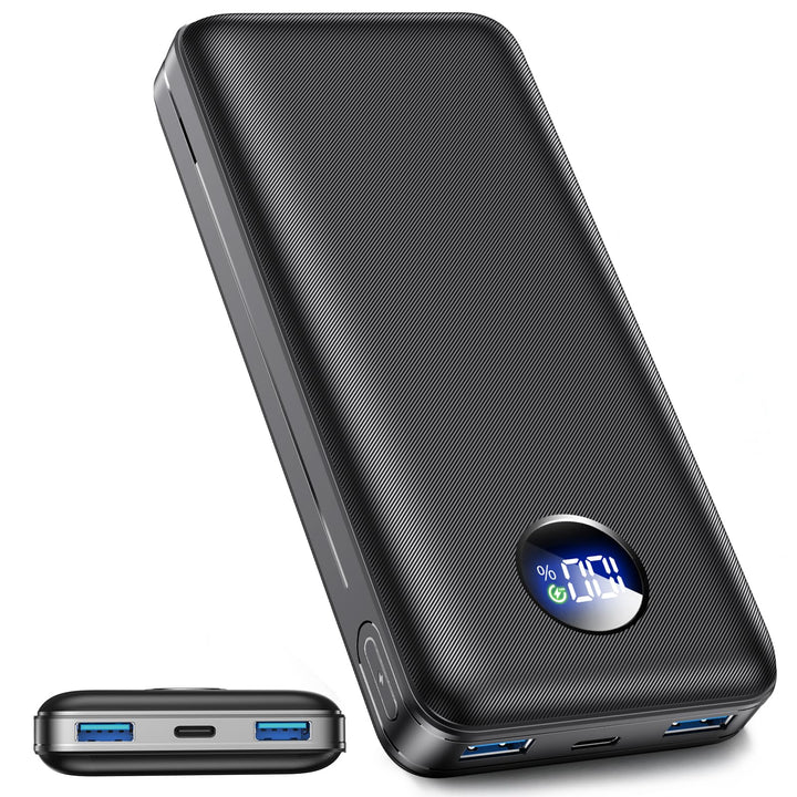 Power Bank, 26.800mAh Powerbank, Externe Handy-Akkus mit 22.5-W-Schnellladefunktion, USB-C-Eingang &