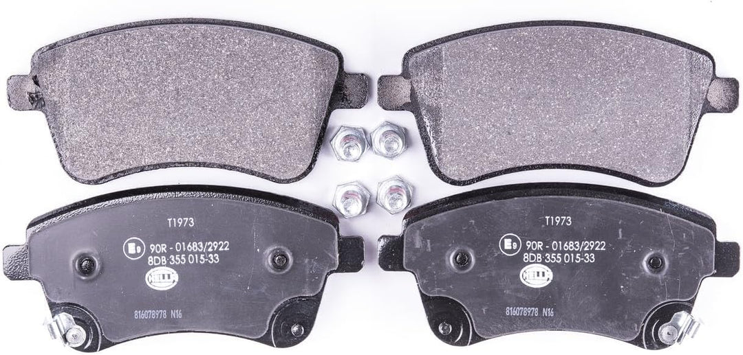 HELLA PAGID 8DB 355 015-331 Bremsbelagsatz - T1973 - Dicke/Stärke: 19.4mm - Bremssystem: TRW - mit a