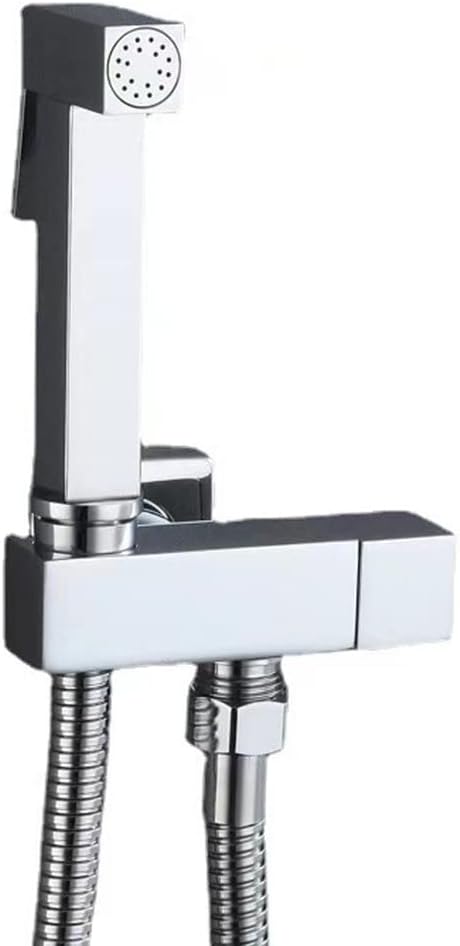 Handheld Toilette Bidet Sprüher, Gold All Copper Square Bidet Wasserhahn, Hygienische Dusche WC für