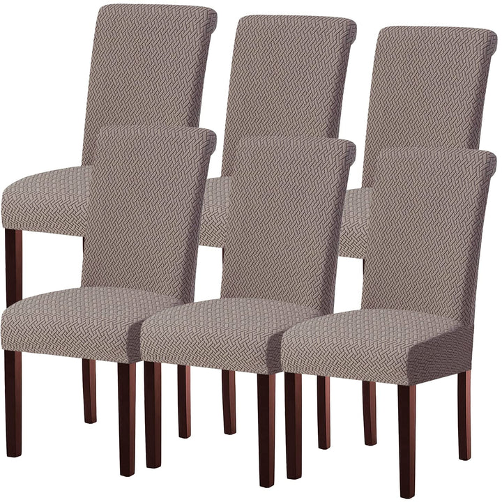KELUINA Moderne Stuhlhussen 1er/2er/4er/6er Set, Stretch Stulhhussen Schwingstuhl Elastisch Abnehmba