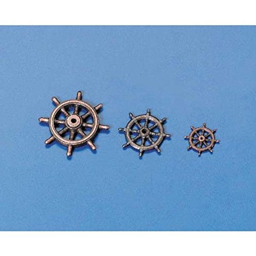 Ruderrad Metall brüniert 15 mm