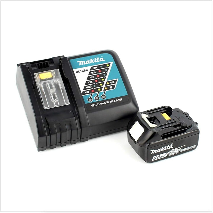 Makita DDF 482 RT1J Akku Bohrschrauber 18V 62Nm + 1x Akku 5,0Ah + Ladegerät im Makpac 2