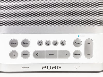 Pure Siesta S6 Bluetooth Radiowecker (Digitalradio, CrystalVue Display, Bluetooth, DAB/DAB+ und UKW,