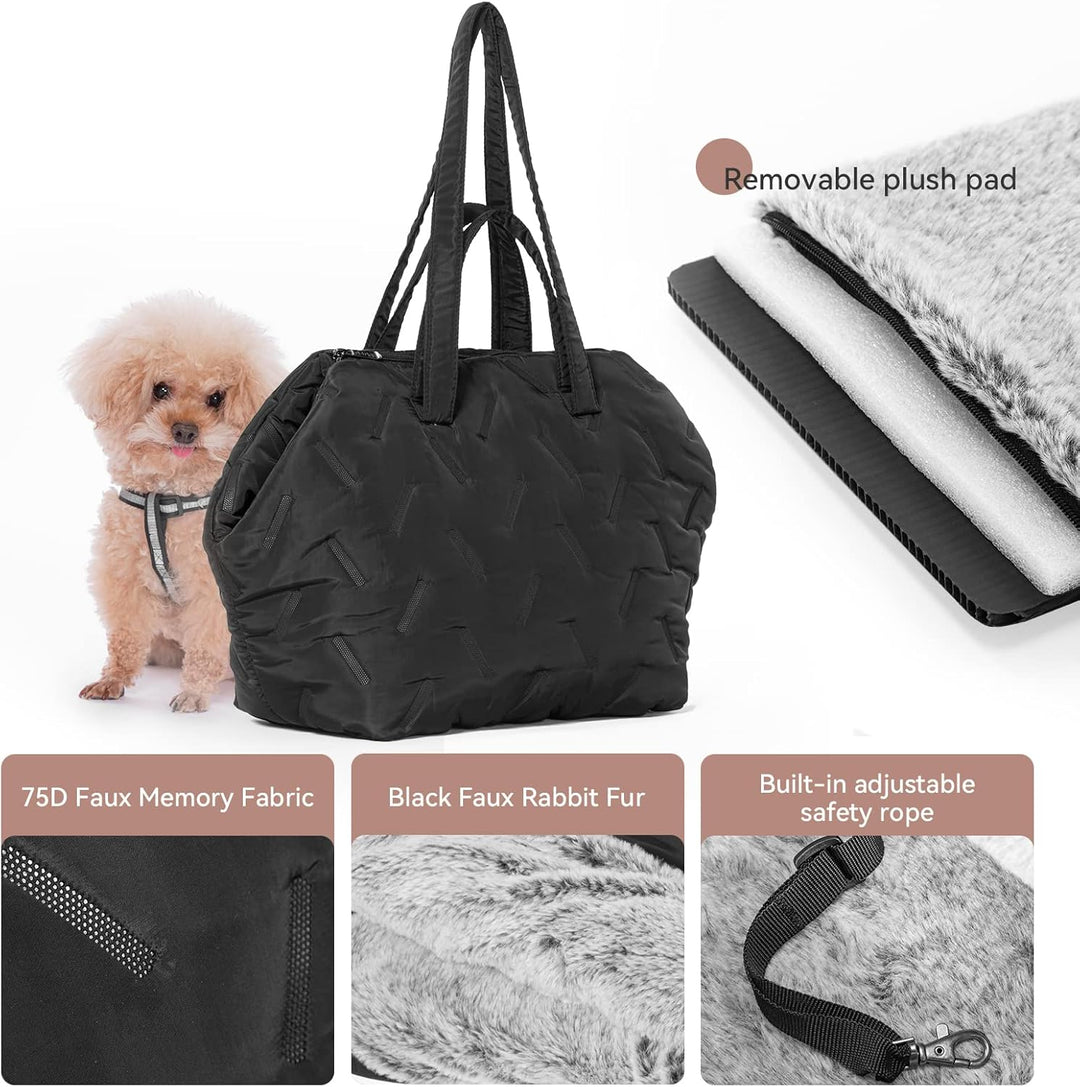 A 4 Pet Hundetasche für Hunde/Katzen,Waschbar Welpentasche mit Reissverschluss,Tragetasche für klein