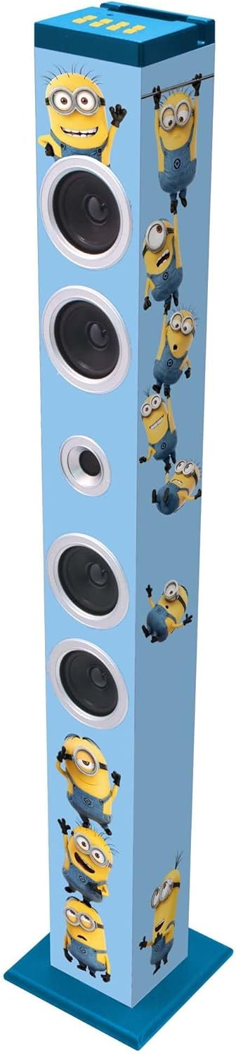 Lexibook - BT900DES - Minions Bluetooth Sound Turm Moi, Moche et Méchant, Moi, Moche et Méchant