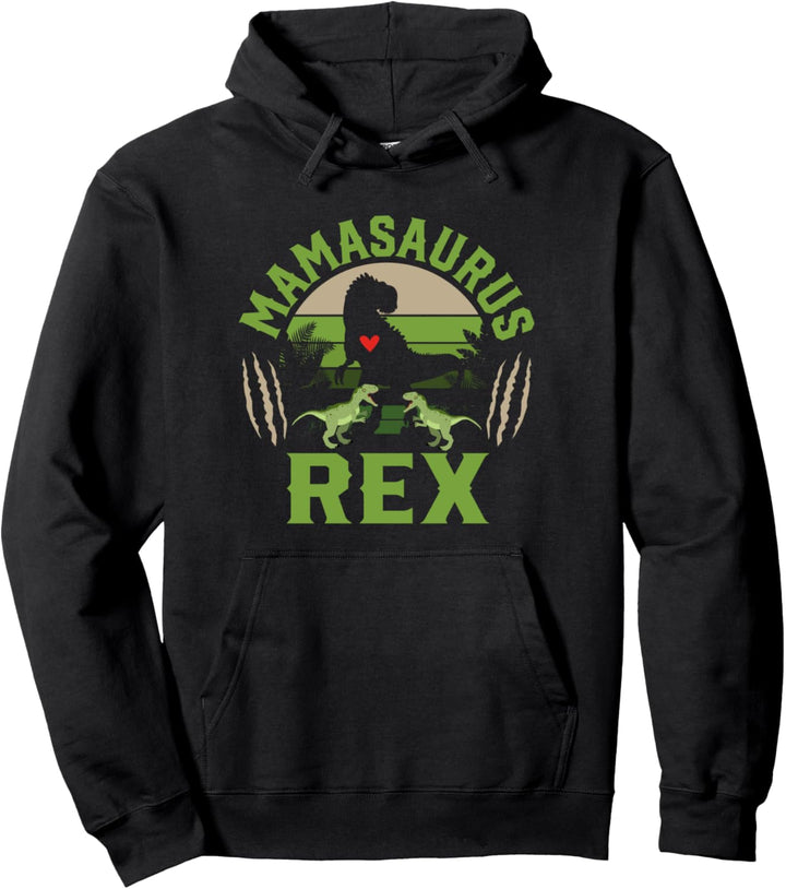 Lustige Mama Frau Oma Geburtstag Mamasaurus Rex Pullover Hoodie
