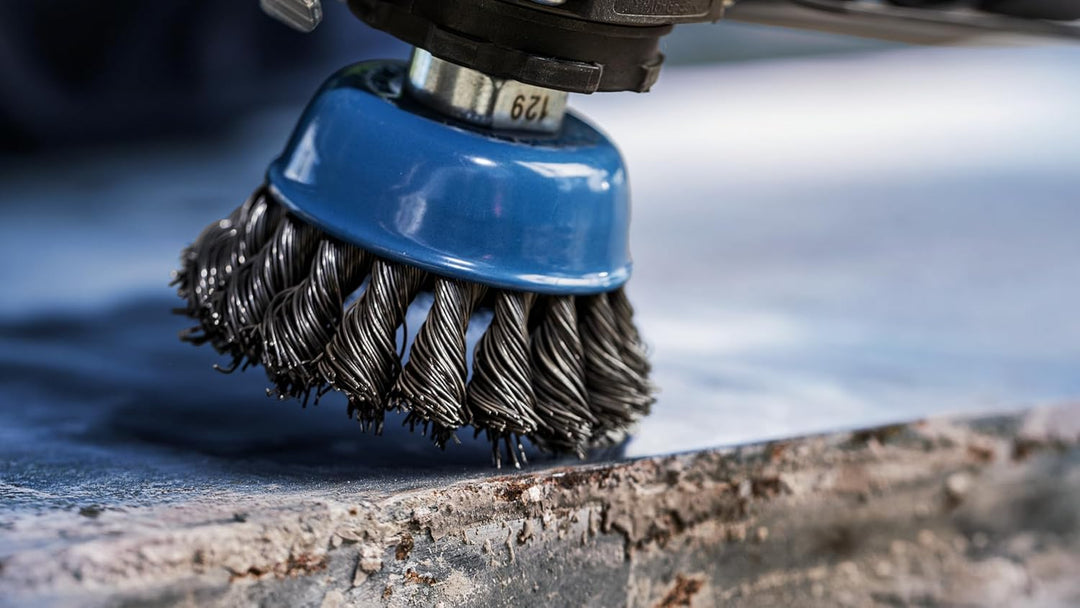 Bosch Accessories Bosch Professional 1x Topfbürste (Ø 100 mm, M14, 0.8mm, Gezopfter Stahldraht, Zube