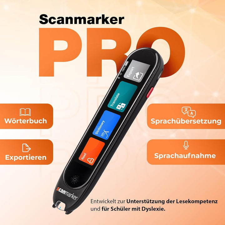 Scanmarker Air - Bluetooth-Scannerstift inkl. OCR, Textübersetzung und Sprachwiedergabe (Scanmarker