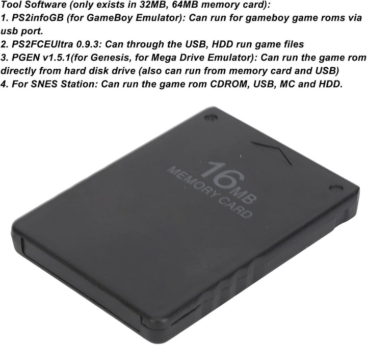 für PS1-Speicherkarte, Speicherkarte für PS1, 8 MB/16 MB/32 MB/64 MB Optionaler Speicherkartenstick