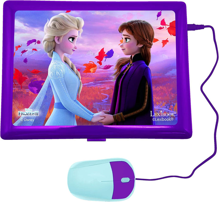 Lexibook JC598FZi5 Disney Frozen 2-Pädagogischer und zweisprachiger Laptop Italienisch/Englisch Mädc