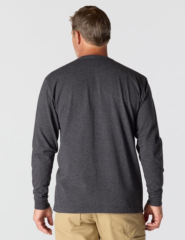 Carhartt Herren Loose Fit Heavyweight Long-Sleeve Pocket T-Shirt S Anthrazit Meliert, S Anthrazit Me