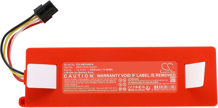 5200mAh Akku kompatibel mit Roborock S7, S6, S8, S5, S50, T7S, T7S Plus, T4, G10S Pro, G10S Pure, S5