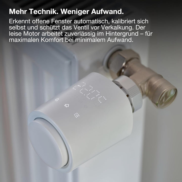 OSRAM SMART+ WIFI Heizkörperthermostat in Weiss, 1er-Pack, mit IP20-Schutz, für Smart Home im Innenb