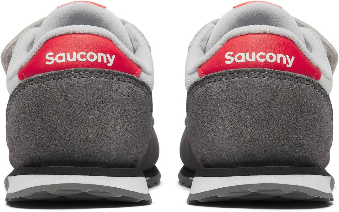 Saucony Jazz Original Vintage Herren Sportschuhe 46.5 EU Weiss Grau Rot, 46.5 EU Weiß Grau Rot