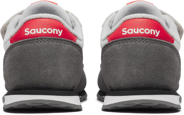 Saucony Jazz Original Vintage Herren Sportschuhe 46.5 EU Weiss Grau Rot, 46.5 EU Weiß Grau Rot
