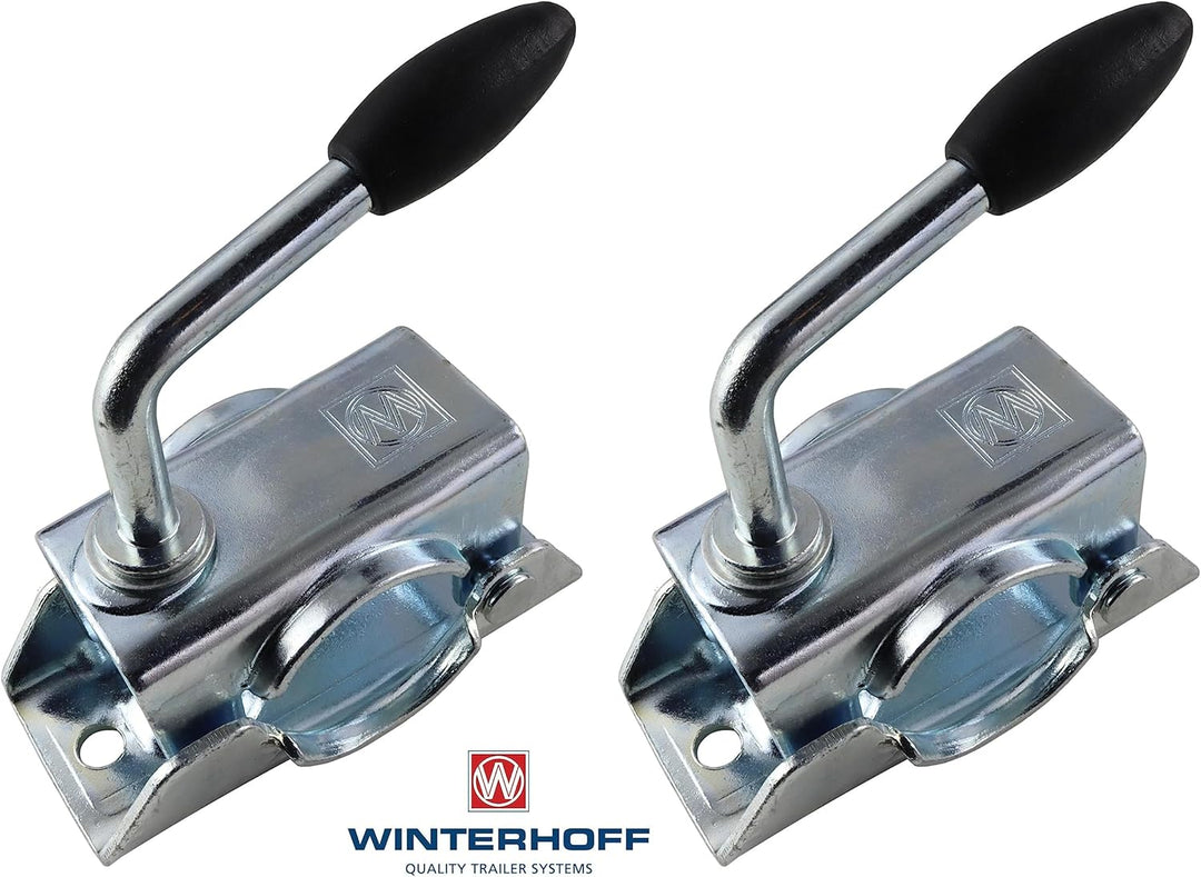 trailer parts4u Anhänger Stützen Stützrohr Abstellstützen 600mm 60cm Rohrstütze Stützfuss/wahlweise