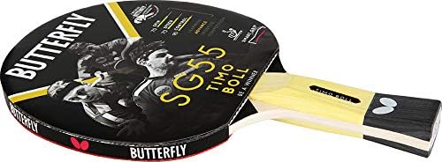 Butterfly® Timo Boll SG55 Tischtennisschläger | Tischtennis Racket Bat Hobby Training | geübte Freiz