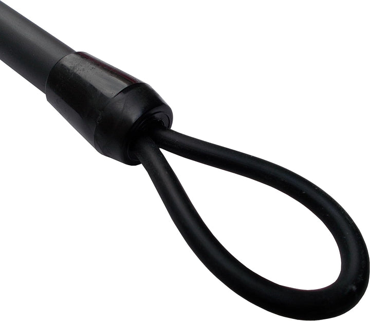 Single Tail Gummi Peitsche GP-30 (schwarz), Schwarz