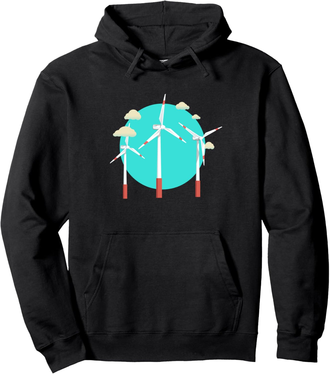 Windpower I Windkraft Windenergie Erneuerbare Windräder Pullover Hoodie