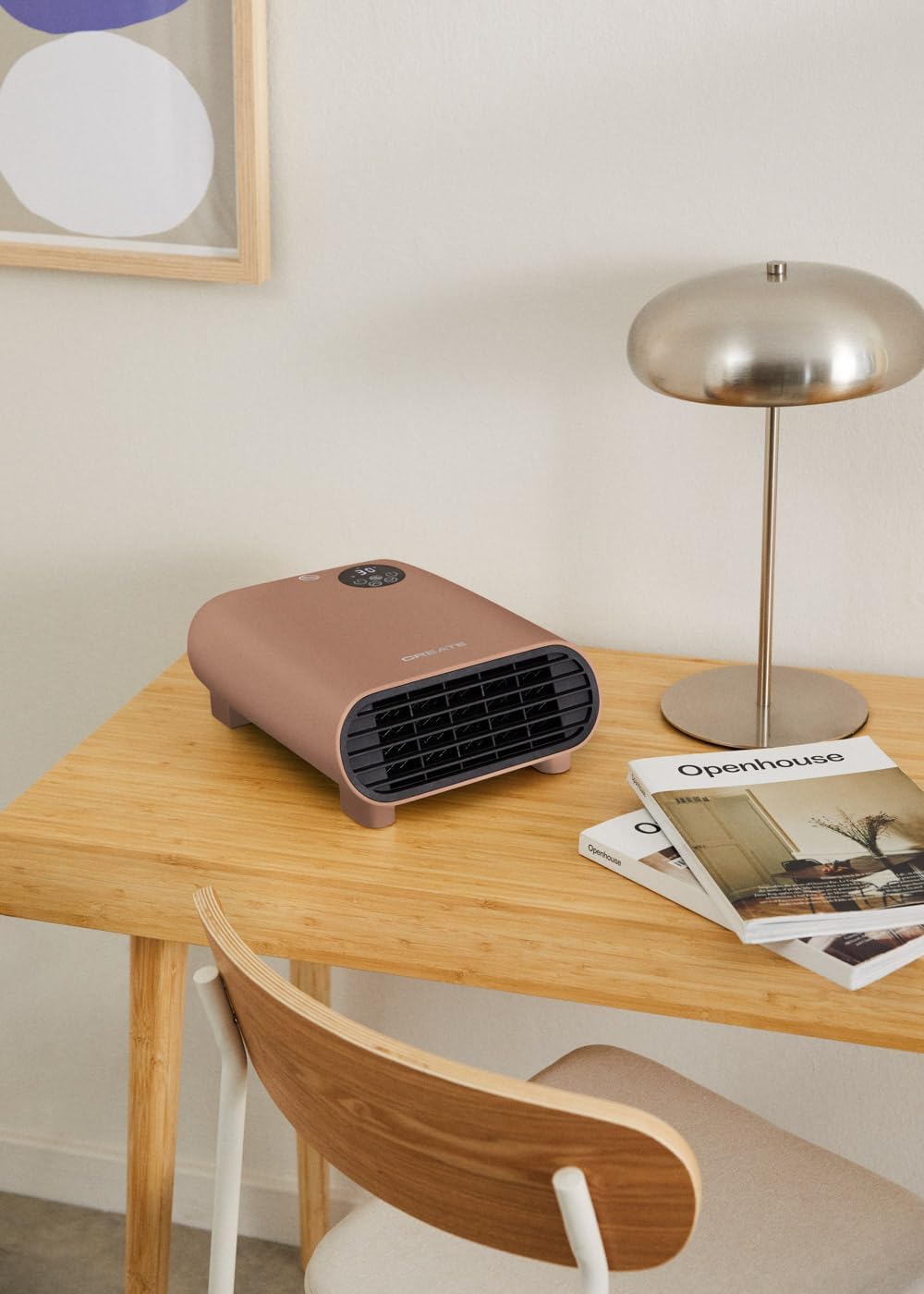 CREATE/WARM WALL/Wand- oder Bodenheizung mit WLAN Mokka/App-Steuerung, bis zu 20m², Öffnungsfenstere