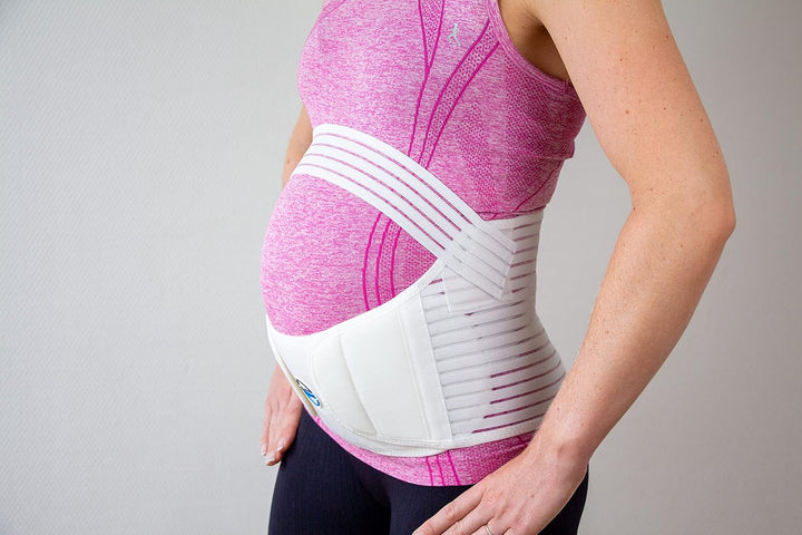 VITALWORXX® Schwangerschafts-Stützgürtel mit Gebrauchsanleitung - Unterstützung für Bauch, Taille un