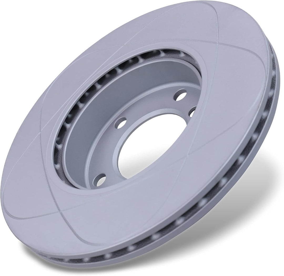 ATE Bremsenset Vorderachse inkl. PowerDisc Bremsscheiben vorne Ø 286 mm belüftet und Ceramic Bremsbe