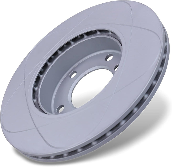 ATE Bremsenset Vorderachse inkl. PowerDisc Bremsscheiben vorne Ø 286 mm belüftet und Ceramic Bremsbe