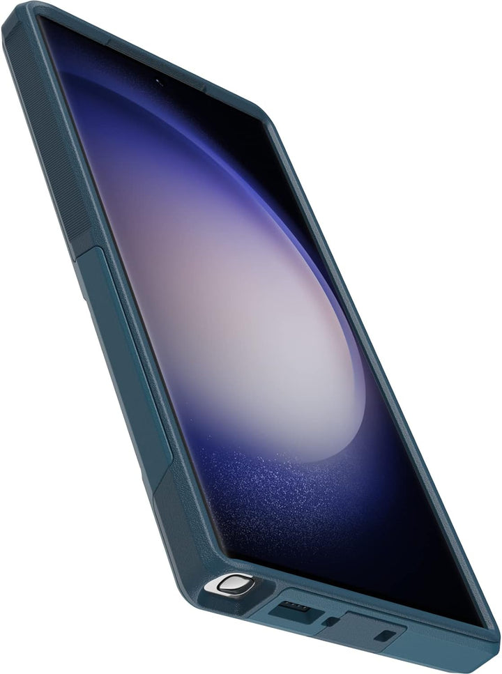 OtterBox Galaxy S23 Ultra Commuter Series Hülle – Don't Be Blue (Blau), schlank und robust, taschenf