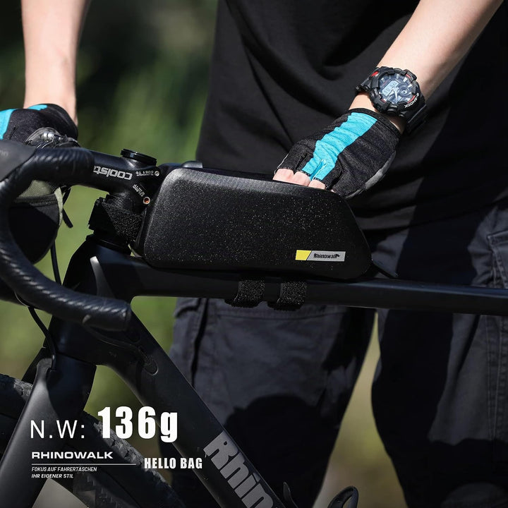 Rhinowalk Fahrradtasche Rahmentasche 1.5L Wasserdicht Fahrrad Fronttasche Oberrohrtaschen Lenkertasc