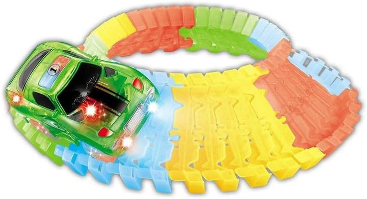 Amewi Rennbahn Magic Traxx 223 Teile 1 Auto inkl. Kunstoffbox 3,35 Meter