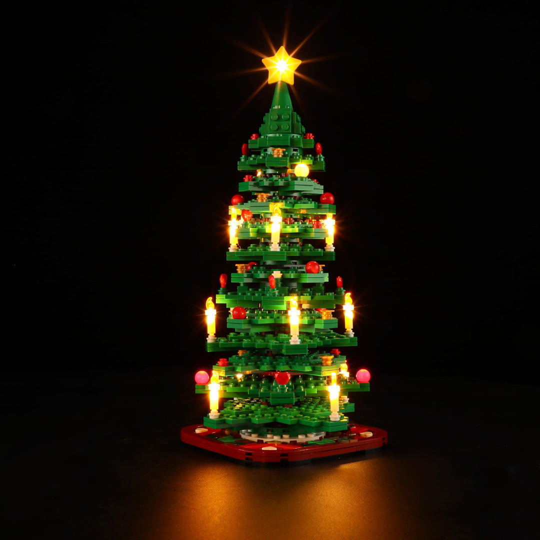 BRIKSMAX 40573 Led Licht für Lego Weihnachtsbaum - Compatible with Lego Bausteinen Modell - Ohne Leg
