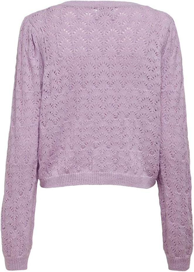 ONLY Damen Strickjacke Malou helllila L