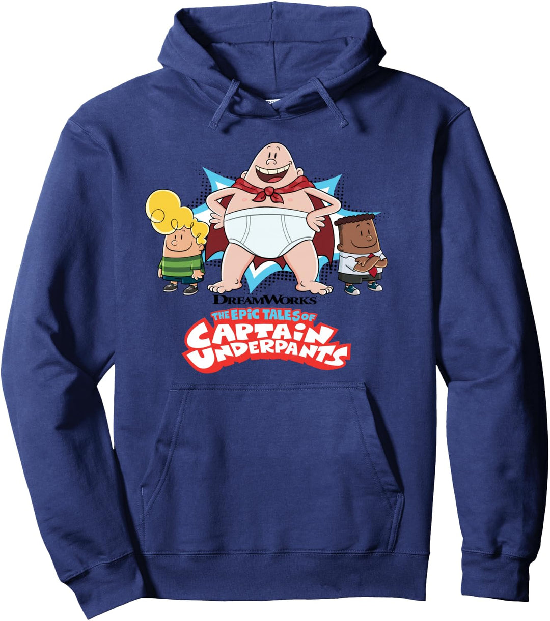 Captain Underpants Der erste epische Film Captain Pose Pullover Hoodie