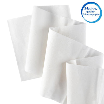 Scott Control Einzelblatt-Toilettenpapier 8042 – 2-lagiges Toilettenpapier in Grosspackungen – 36 Pa