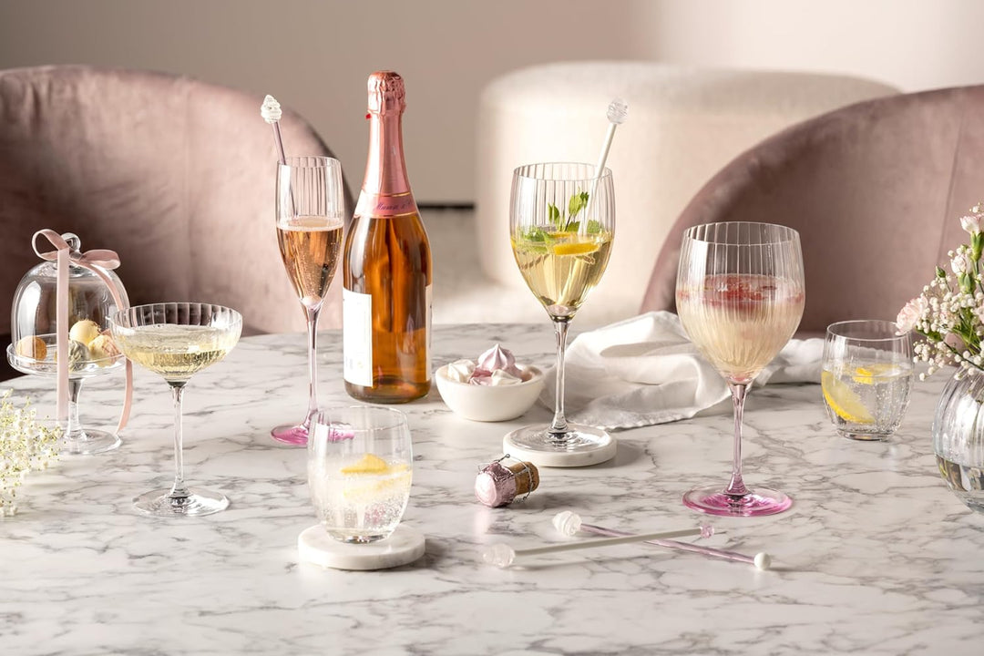 Leonardo Poesia Cocktailglas 6er Set, spülmaschinengeeignete Getränkegläser für Mixgetränke, Höhe 23