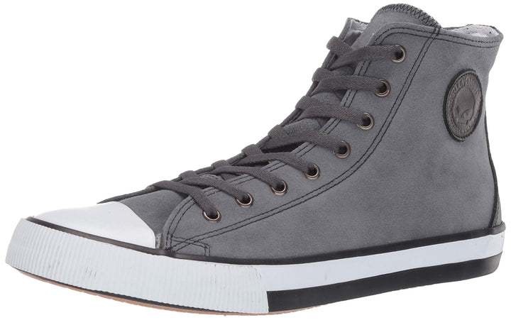 HARLEY-DAVIDSON Footwear Mens Filkens Sneaker, Blue 42 EU Grau, 42 EU Grau