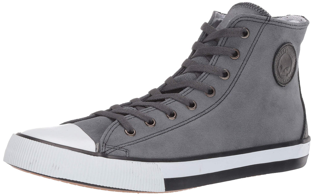 HARLEY-DAVIDSON Footwear Mens Filkens Sneaker, Blue 42.5 EU Grau, 42.5 EU Grau