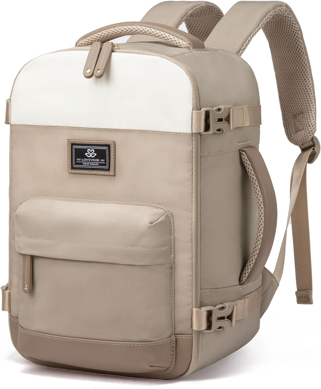 LOVEVOOK Handgepäck Rucksack Ryanair 40x30x20, Klein Reiserucksack Flugzeug Damen, 20L Travel Backpa