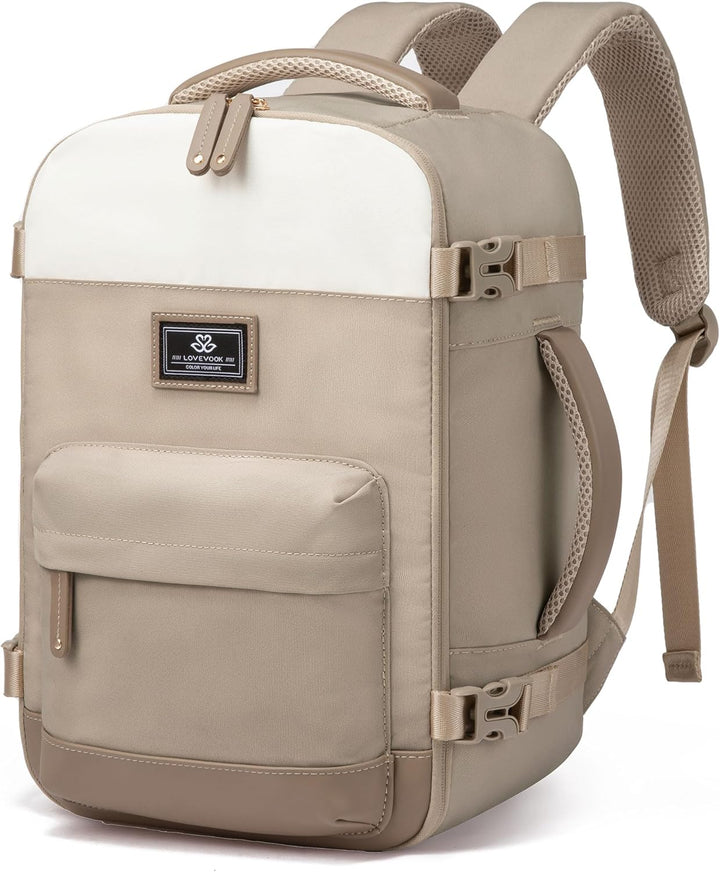 LOVEVOOK Handgepäck Rucksack Ryanair 40x30x20, Klein Reiserucksack Flugzeug Damen, 20L Travel Backpa