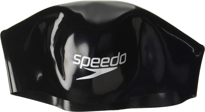 Speedo Unisex Erwachsene Fastskin Swimming Cap Schwimmkappe M Schwarz/Weiss, M Schwarz/Weiss
