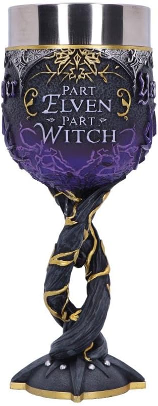 Nemesis Now Krug Kanne Offizielles Lizenzprodukt The Witcher Yennefer Kelch, 19,5 cm, Schwarz